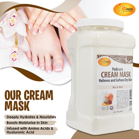USA-made SPA REDI cream mask packaging signals quality
