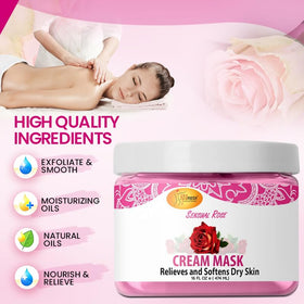Warm towels with SPA REDI mask for enhanced absorption.