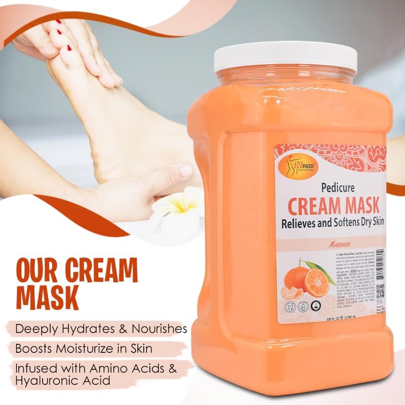 SPA REDI pedicure massage-friendly cream for spa at home