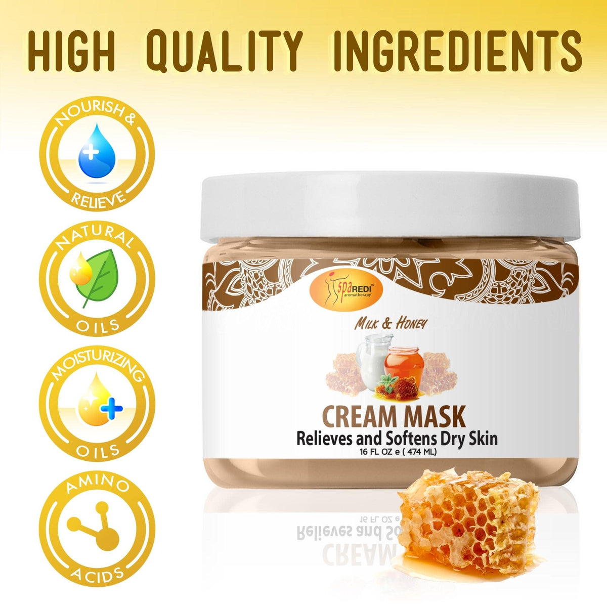 SPA REDI Pedicure Mask offers a rich, non-greasy texture for salons.