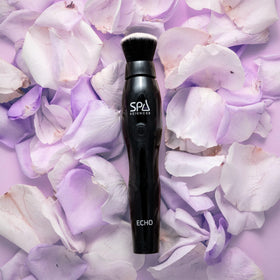Spa Sciences ECHO gentle massage during makeup application.