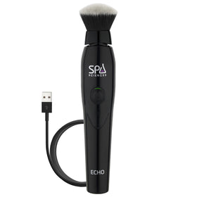 Spa Sciences ECHO makeup brush blends flawlessly for an airbrushed finish.