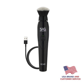 Spa Sciences ECHO microdust technology fills fine lines for seamless blending.