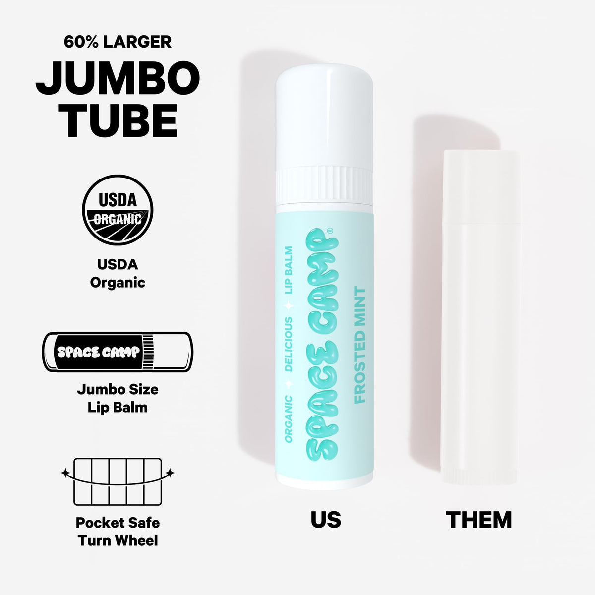 Organic coconut oil in Space Camp Wellness lip balm delivering soothing moisture