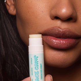Space Camp Wellness lip balm highlighting organic sunflower oil for nourishment