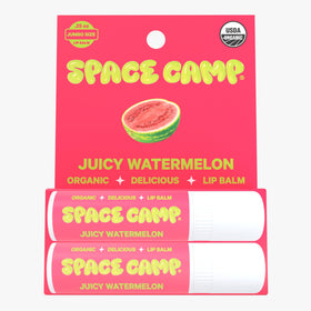 Space Camp Wellness jumbo lip balm tube offers extended wear and convenience.