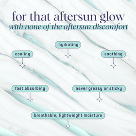 SpaLife after-sun gel-lotion smooths skin texture with post-sun hydration benefits.