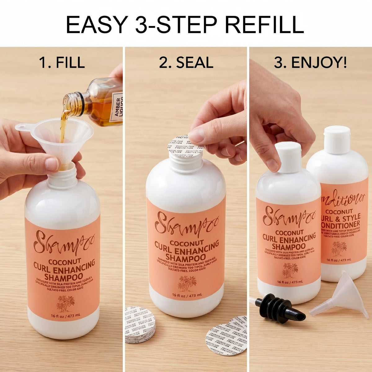 SpareCruise reusable bottles designed for multiple cruises and lasting value.