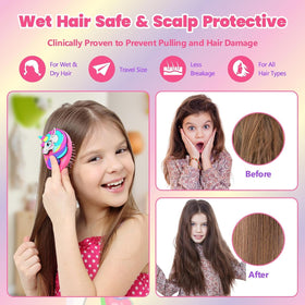 Sparkle Unicorn ergonomic handle for comfortable grip during routines