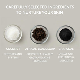 SpaScriptions coffee and walnut exfoliants visible in formula for gentle buffing