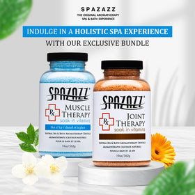 Spazazz arnica calendula blend illustrating natural plant-based additives.