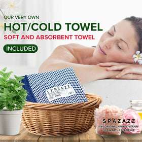 Spazazz grapefruit orange note adds bright energy to bath time.