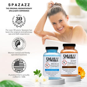 Spazazz USA-made label emphasizing domestic production.
