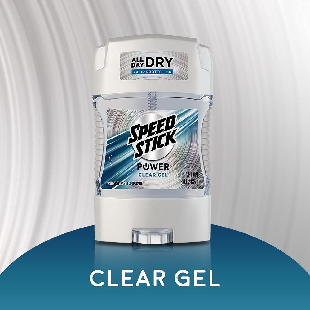 Speed Stick Power 3 oz stick is portable for travel.