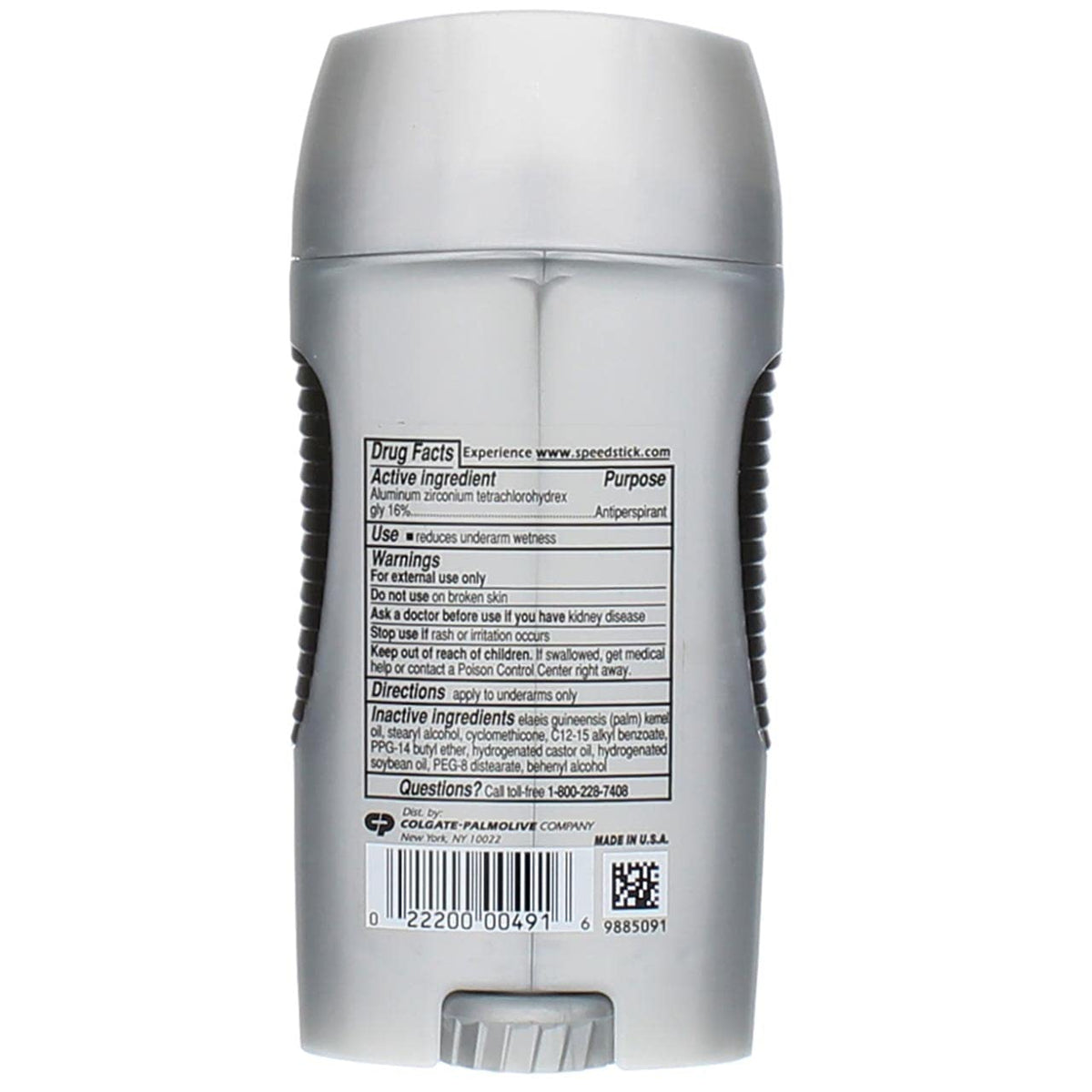 Speed Stick Power Unscented glide-action closeup showing smooth, quick-dry feel