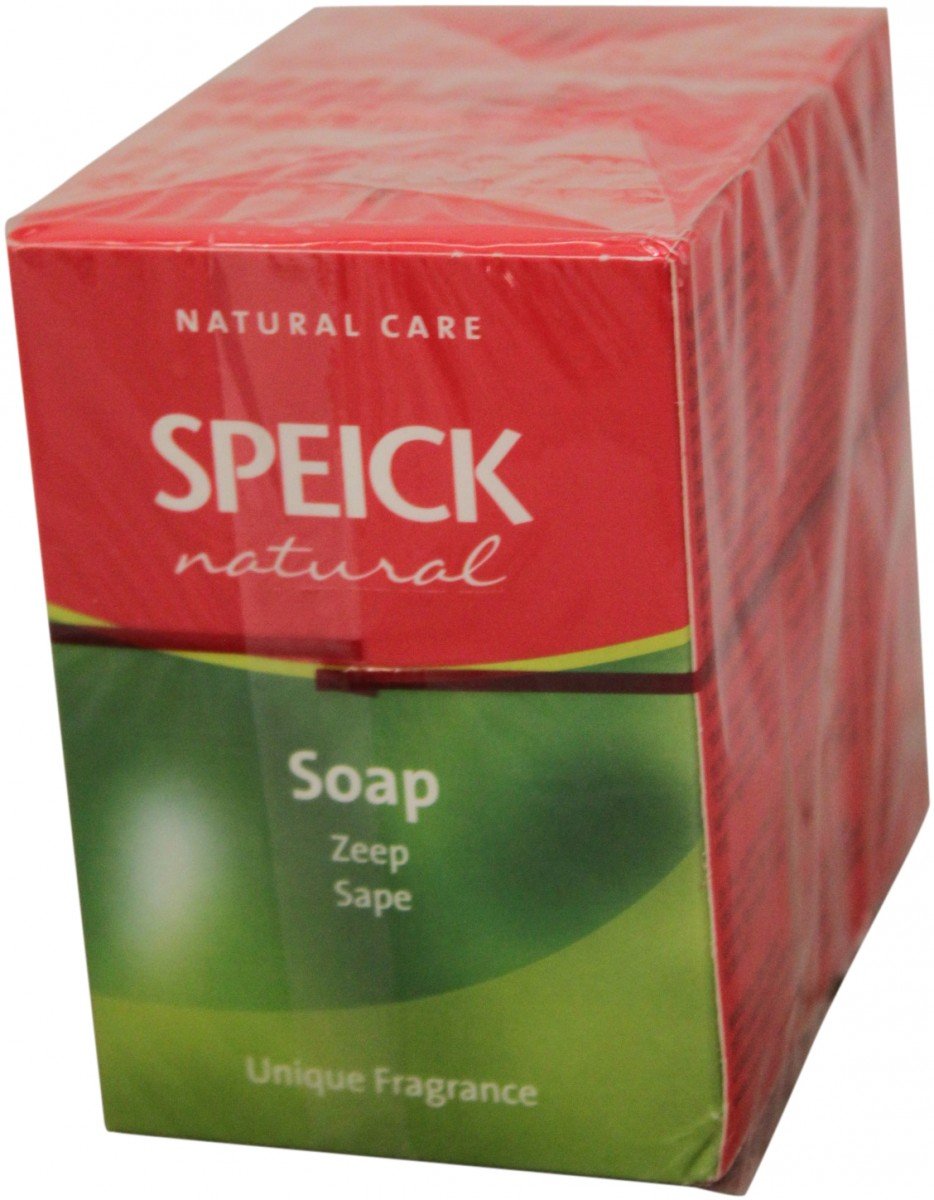Speick natural soap bar pack of three, energizing cleanse with a light unisex fragrance