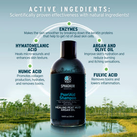 Sphagnum Botanicals Tea Tree Oil drops emphasizing cleansing.
