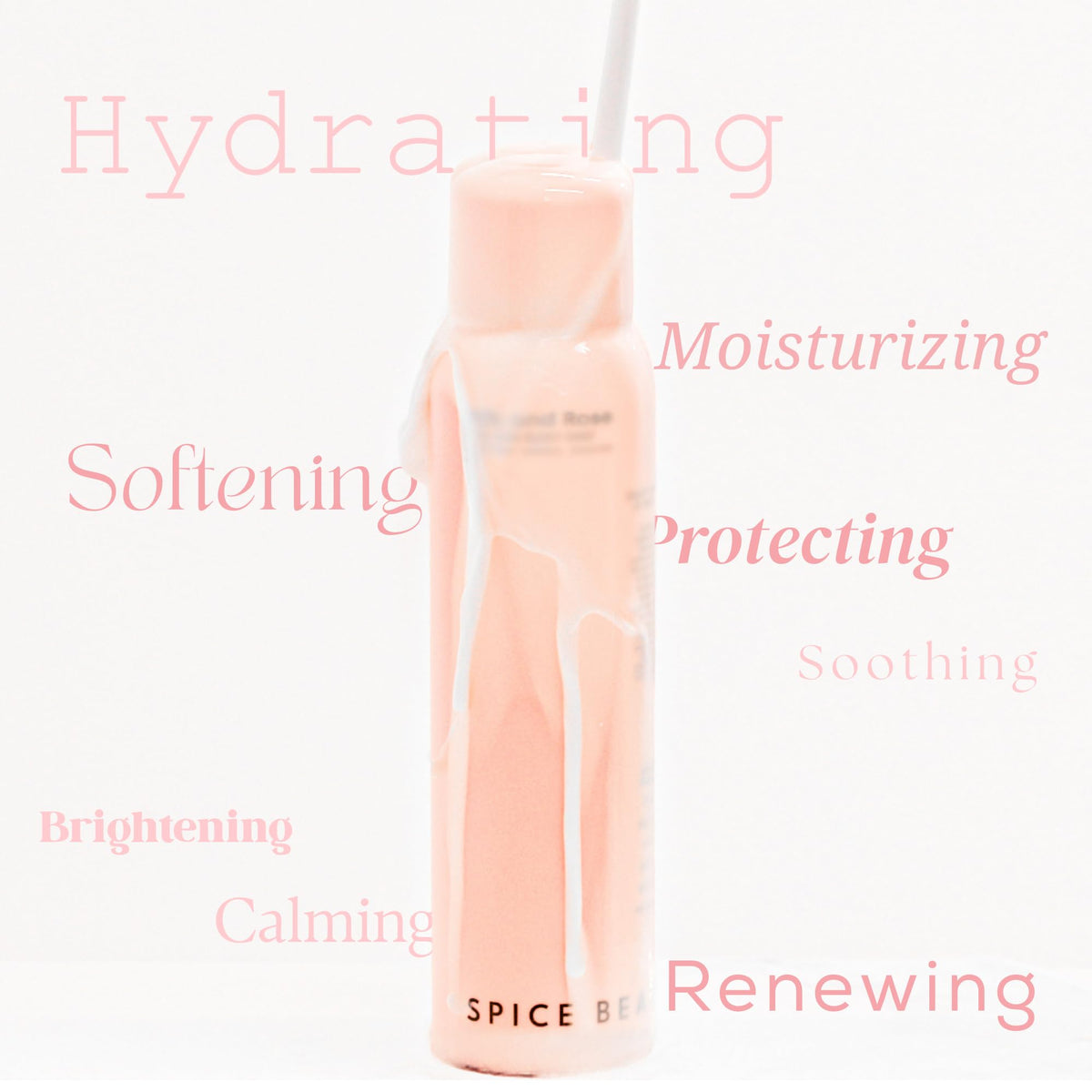 SPICE BEAUTY Milk & Rose used on clothing for a light floral scent.