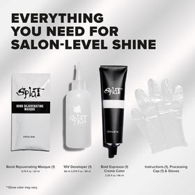 Splat ColorShine Bold Espresso application brush applying even color
