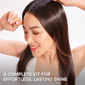 Splat Glossy Sauce hydration boost creates silky, smooth strands.