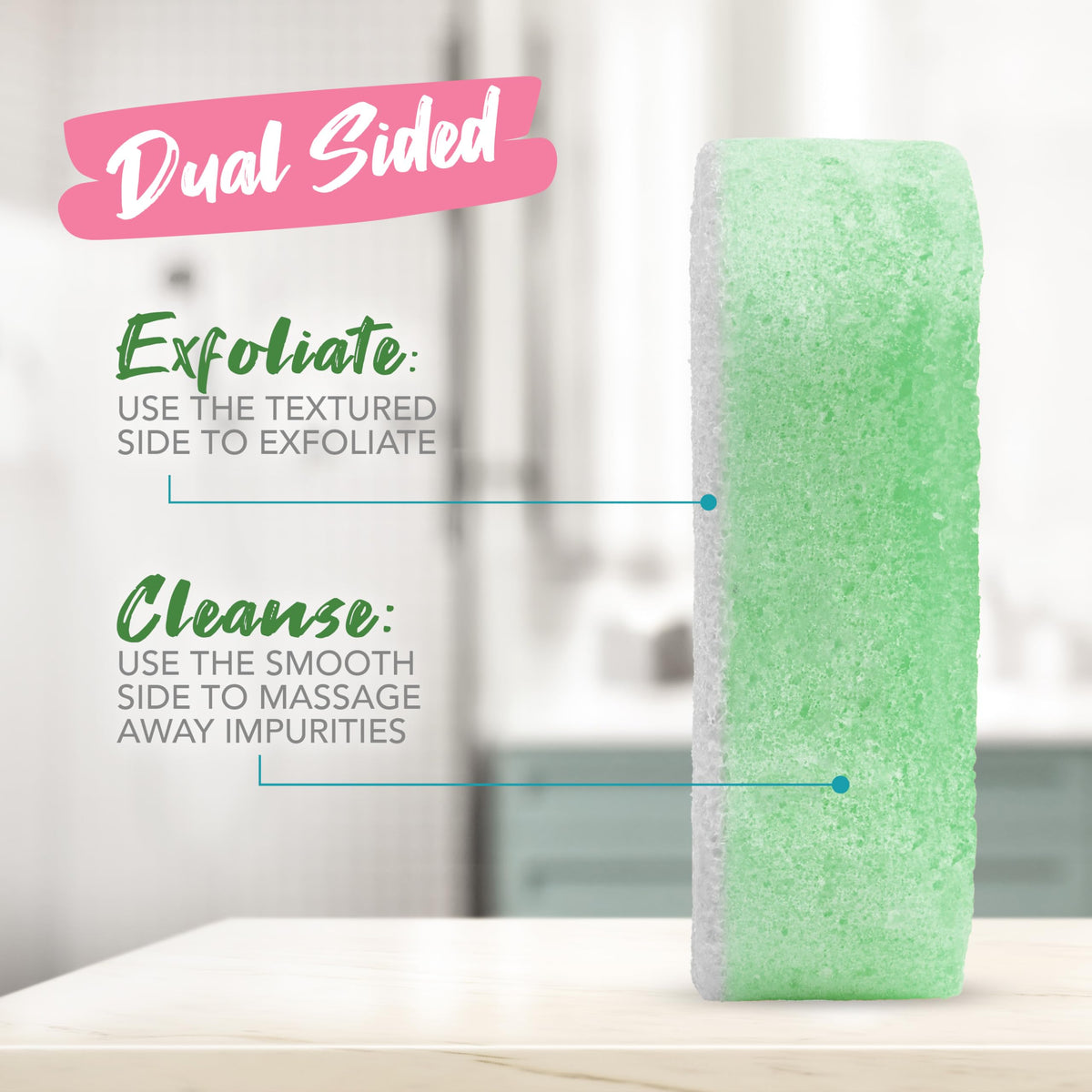 At‑home spa vibe with Spongeables Pedi Scrub mint fragrance