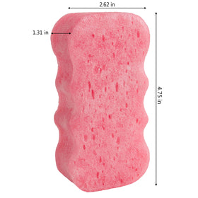 Spongeables Sweet Grapefruit sponge produces rich lather with water for a spa-like moment.