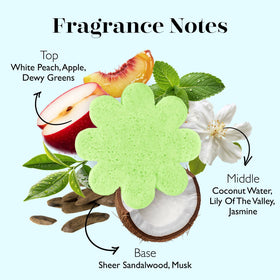 Spongellé Coconut Water Eco Buffer nourishes skin with cocoa, mango, and shea butter.