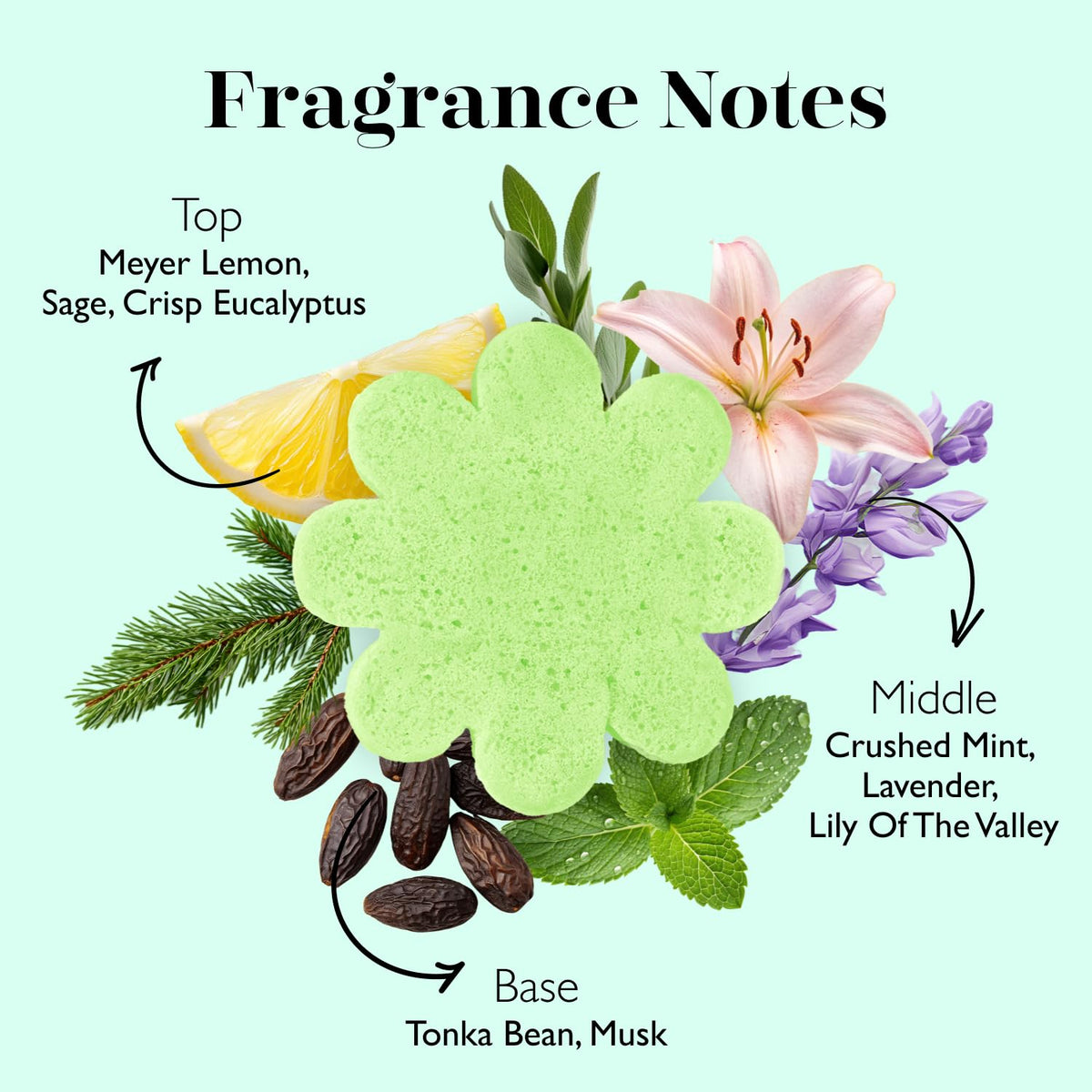 SPONGELLÉ Eucalyptus Mint Eco Buffer massaging in circular motions for smoother skin.