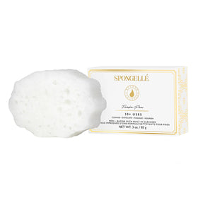 Spongellé Freesia Pear Pedi Buffer front view for easy at-home pedicures.