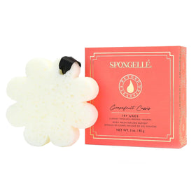 SPONGELLÉ Grapefruit Cassis Wild Flower sponge in box for gifting and daily pampering.