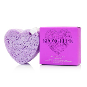 SPONGELLÉ Lily Heart Buffer front view for gift-ready pampering.