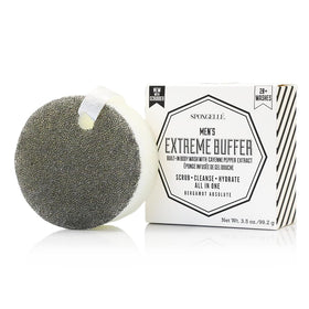 SPONGELLÉ Men’s Extreme Buffer Bergamot Absolute front view for invigorating exfoliation