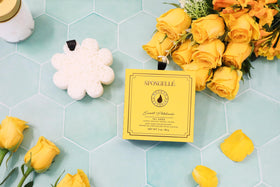 Spongelle patchouli wild flower fragrance evokes spa-like relaxation.