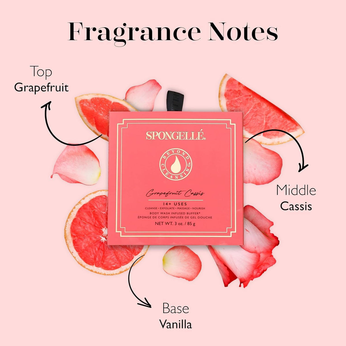 SPONGELLÉ shower tool highlights spa-like cleansing at home.