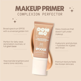Spooge Dew Me hyaluronic hydration keeps skin comfortable under sun