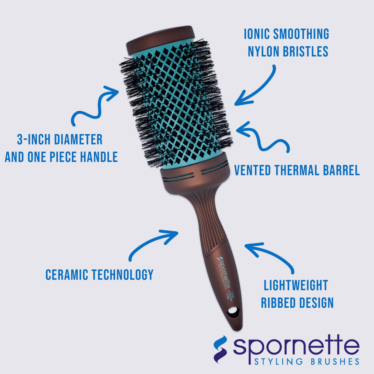 SPORNETTE Ceramic barrel and durable construction for long-lasting use
