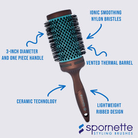SPORNETTE Ceramic barrel and durable construction for long-lasting use