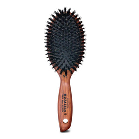 Spornette Deville oval paddle brush with boar bristles for gentle detangling