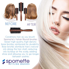 SPORNETTE brush is gentle on extensions and wigs