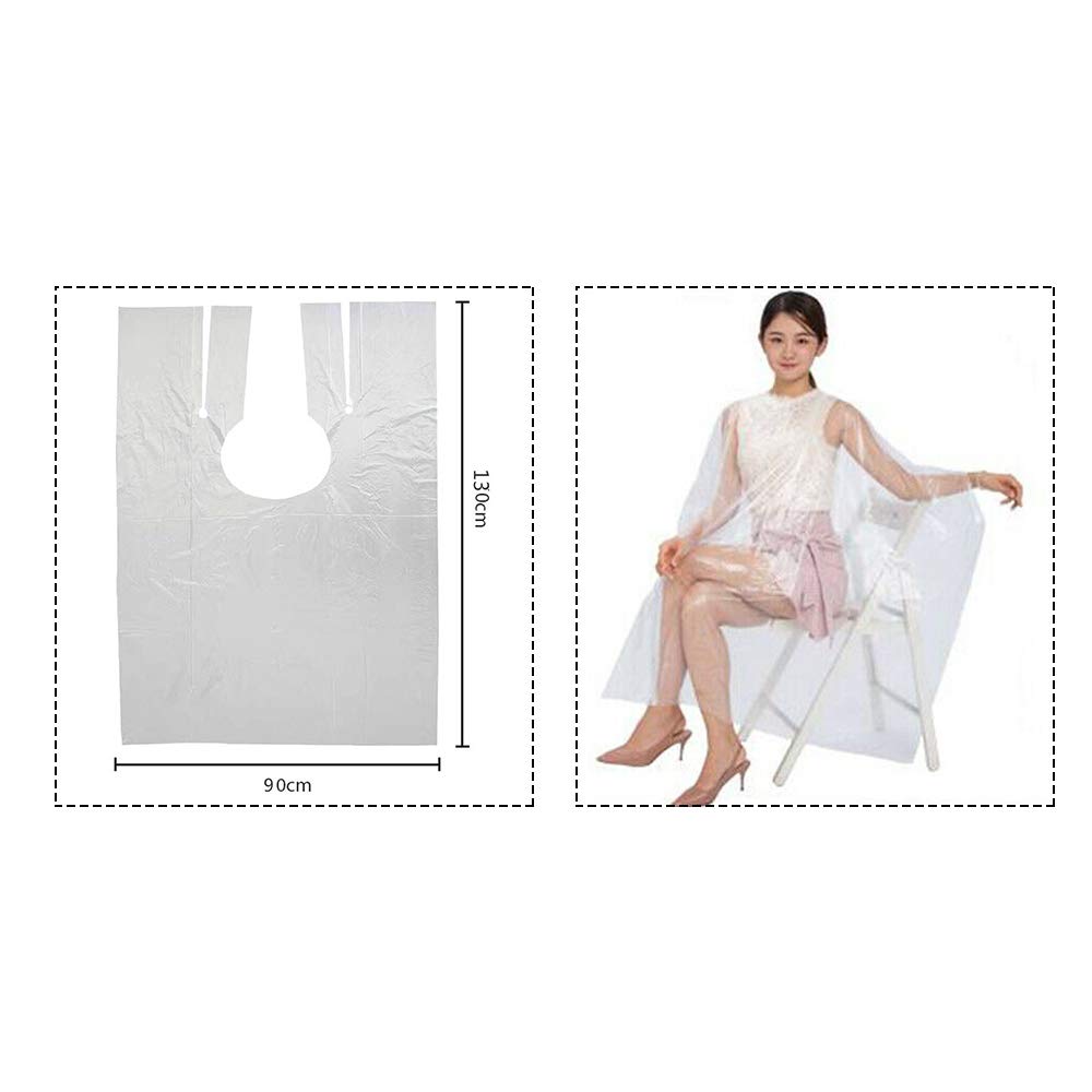 Sportuli clear cape ideal for hair coloring at home or in salons.
