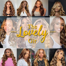 SPOU bleached knots ombre wig for a seamless scalp appearance