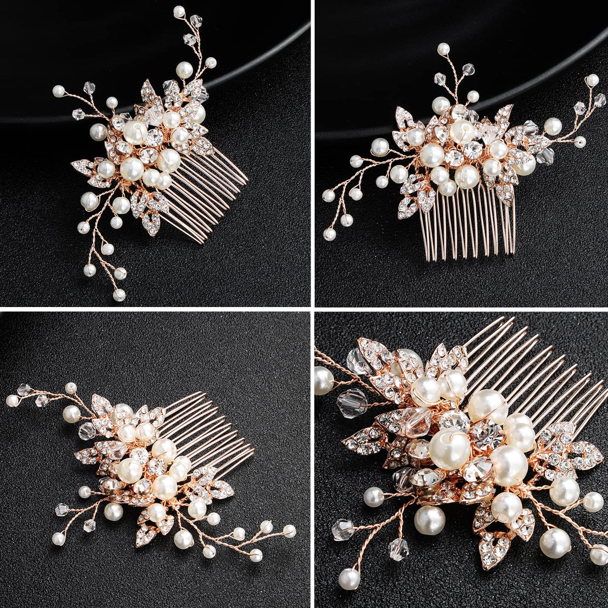 Gift-ready packaging for bridal hair accessories, ideal for gifting.