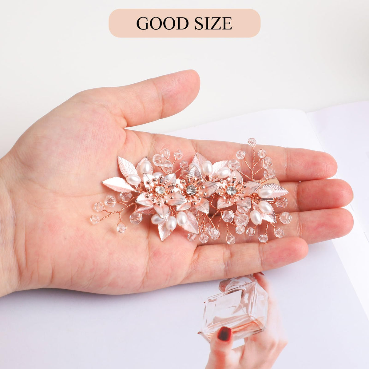 Bridal look with Sppry accessories ideal for wedding or prom.