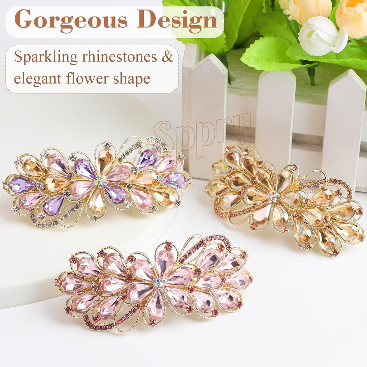 Sppry ponytail-style barrette for secure, stylish everyday wear