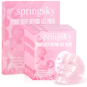 SPRINGSKY Salmon DNA PDRN mask packaging highlights premium hydration for all skin types.