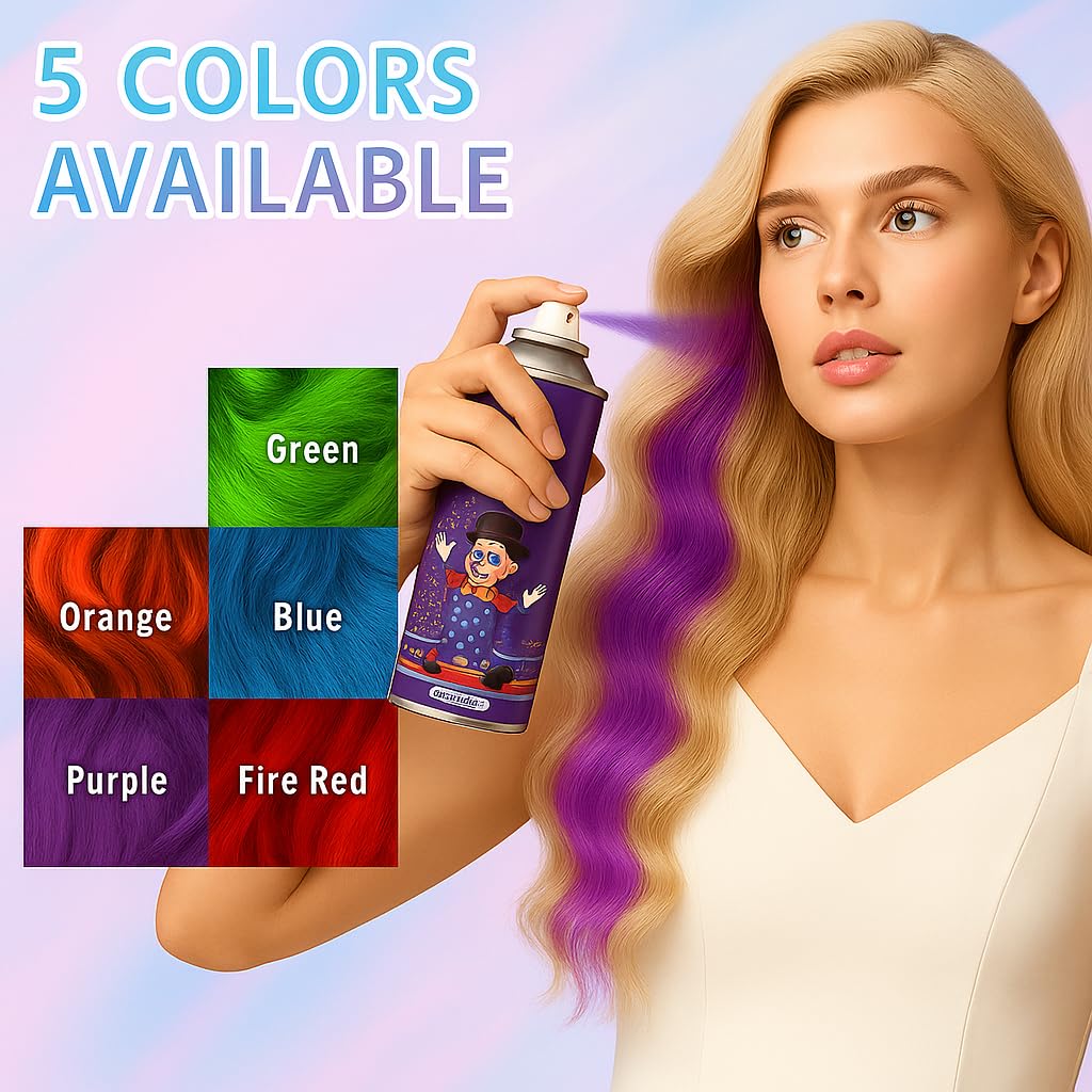 SPRINGSUGAR green spray offers playful looks that rinse easily