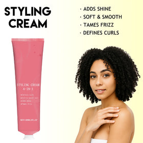 SPRINGSUGAR natural bristle brush detangles and distributes product evenly during styling.