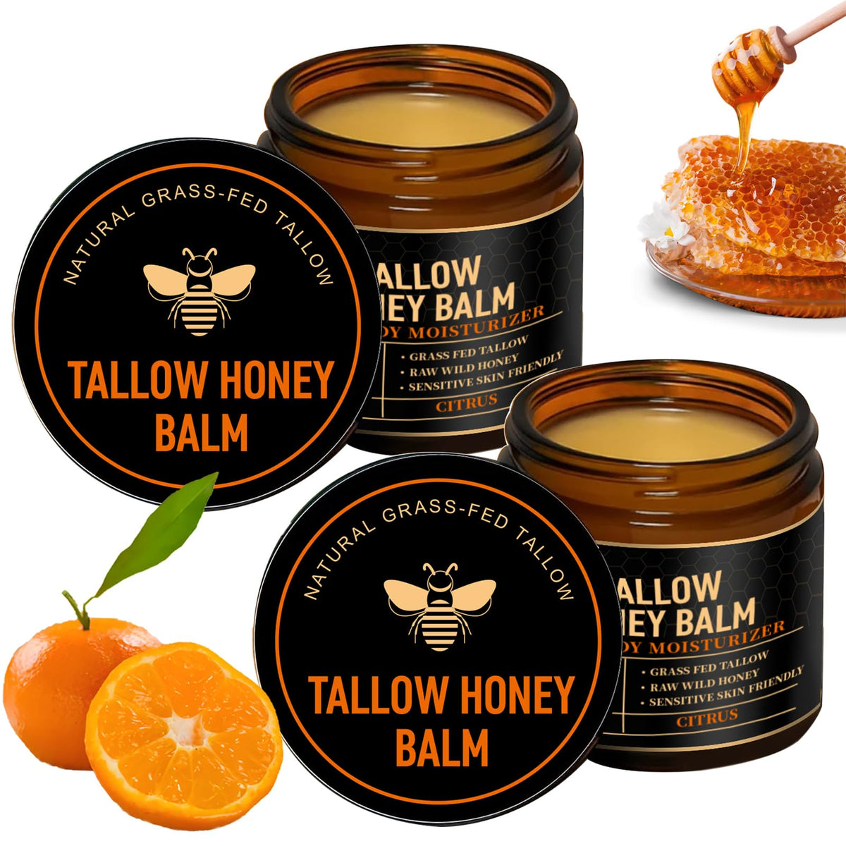 SPVMGRK Beef Tallow Balm face: daily hydration for smooth skin.