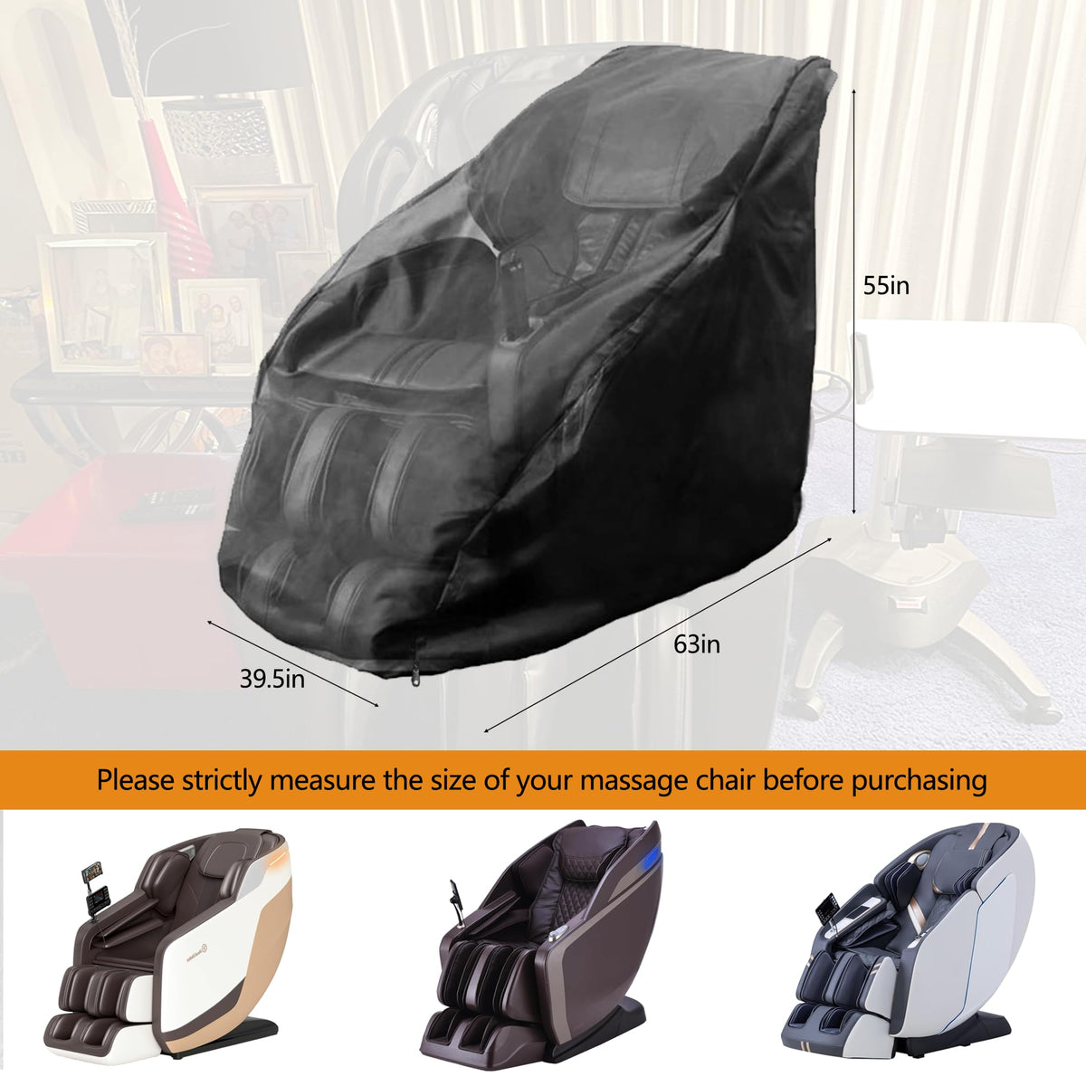 Sqodok massage chair cover waterproof inner coating protects chair