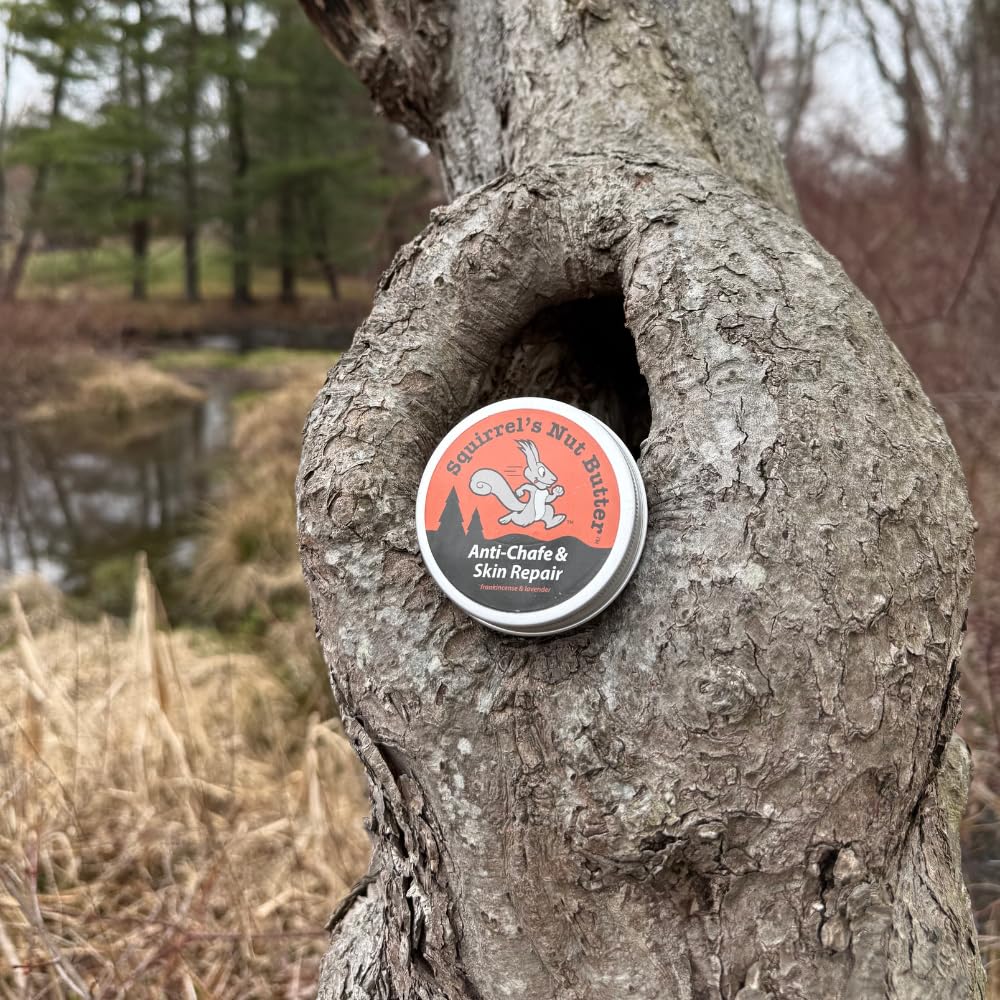 Runner uses Squirrel's Nut Butter on arms along a coastal path to prevent rubbing.